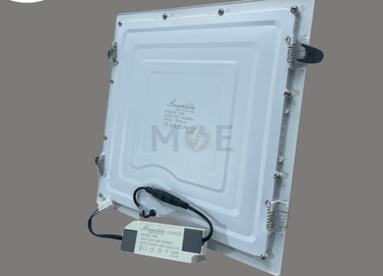 Greenlite LED Downlight/ Panel Light White Ceiling Flush Mounted Square Daylight 6500K 3000Lm 28cm 30W | GR-817 | سبوت ليد مربع مخفي ابيض دايلايت
