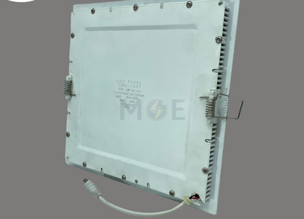 Greenlite LED Downlight/ Panel Light White Ceiling Flush Mounted Square WarmWhite 3000K 22cm 25W | KG-815 | سبوت ليد مربع مخفي ابيض ورم وايت