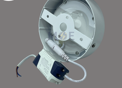 Greenlite LED Downlight/ Panel Light White Ceiling Surface Mounted Circular DayLight 6500K 1000Lm 10cm 10W | GR-CPR-10W | سبوت ليد مدور ظاهر ابيض دايلايت