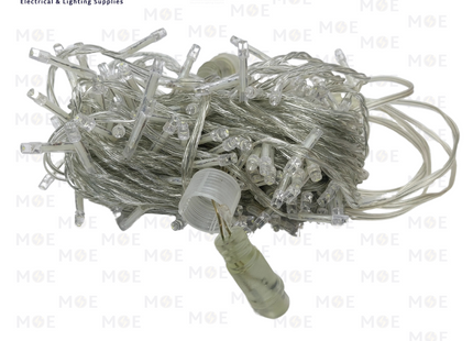 Cuper LED Mini Christmas String light Waterproof White 200LED 220V | 003-22 | حبل ليد زينة مطري شفاف ضو ابيض دايلايت مع تطويلة