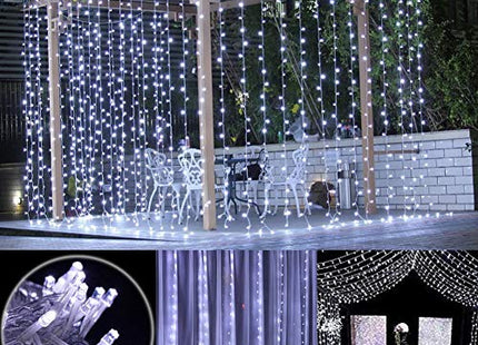 LED Mini Christmas String light White With Mini Controller 300LED 220V | D008-021