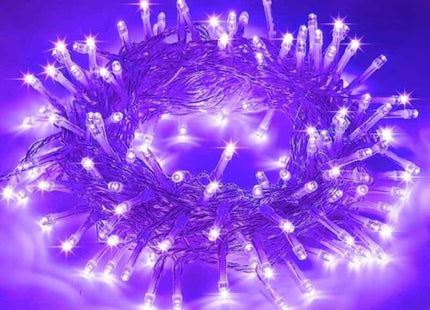 LED Mini Christmas String light Multifunction Mini Controller Pink/Purple 100L 220V