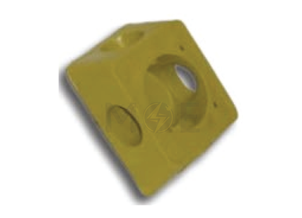 Equiplast Pather Grand/ Flush mounting box Batibox for masonry yellow | 000058 | باتير اصفر