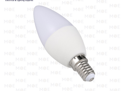 OSRAM LED Lamp Candle WarmWhite E14 5W | AC08928 | لمبة ليد برم سن رفيع شمعة ورم وايت