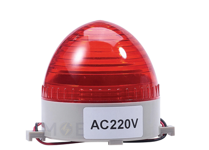 Lotus LED Flash Lamp / Signal Lamp Red 220V 6w | SNF008 06W-RD | لمبة اشارة اشتراك ليد احمر
