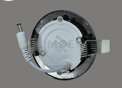 CuperLight LED Downlight/ Panel Light Bronze Ceiling Flush Mounted Circular Daylight 6000K 400Lm 7.5cm 4W | KG800-4W | سبوت ليد مدور مخفي برونز دايلايت
