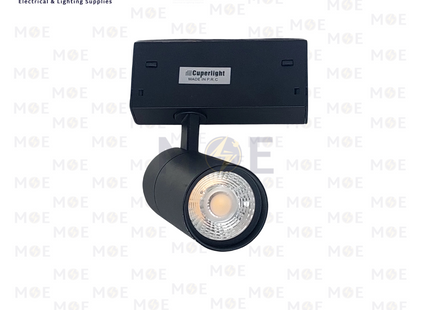 Cuperlight LED Magnetic Track Light Head Spot Black WarmWhite 12W | CU3512DG1 | سبوت ليد سكة مغناتيك اسود ورم وايت