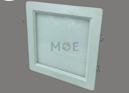 YOYO LED Downlight/ Panel Light White Ceiling Flush Mounted Square Daylight 15cm 18W | DS-8 | سبوت ليد مربع مخفي ابيض دايلايت