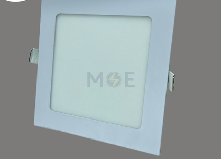 Cuperlight LED Downlight/ Panel Light White Ceiling Flush Mounted Square Warmwhite 3000K 13.5cm 1500Lm 15W | KG-809 | سبوت ليد مربع مخفي ابيض ورم وايت