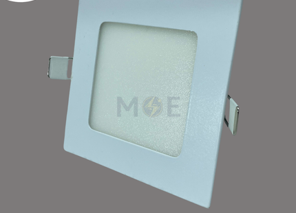 Cuperlight LED Downlight/ Panel Light White Ceiling Flush Mounted Square Warmwhite 3000K 800Lm 10.5cm 8W | KG804 | سبوت ليد مربع مخفي ابيض ورم وايت