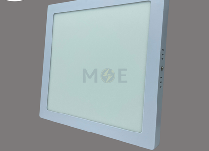 CuperLight LED Downlight/ Panel Light White Ceiling Surface Mounted Square Daylight 6500K 3000Lm 30cm 30W | CPS-30W | سبوت ليد مربع ظاهر ابيض دايلايت