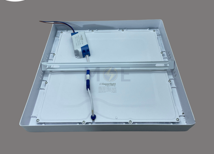 CuperLight LED Downlight/ Panel Light White Ceiling Surface Mounted Square Daylight 6500K 3000Lm 30cm 30W | CPS-30W | سبوت ليد مربع ظاهر ابيض دايلايت