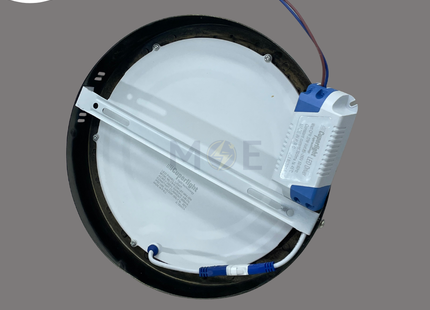 CuperLight LED Downlight/ Panel Light Bronze Ceiling Surface Mounted Circular Daylight 6500K 2200Lm 22.5cm 22W | CP-R-22W | سبوت ليد مدور ظاهر برونز دايلايت