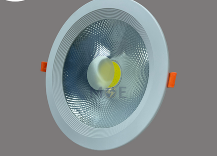 CuperLight LED COB Downlight/ Panel Light White Ceiling Flush Mounted Circular Daylight 6500K 20cm 4000lm 40W | DW-315-40W | سبوت ليد مدور مخفي ابيض دايلايت