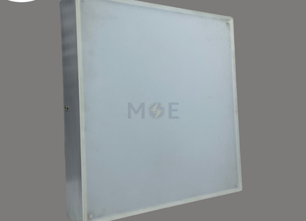 CuperLight LED Downlight/ Panel Light Chrome Ceiling Surface Mounted Square Daylight 6500K 4800Lm 30cm 60W | TH-60W | سبوت ليد مربع ظاهر فضي دايلايت