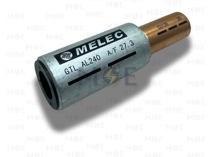 Melec GTL Bimetal Aluminum Copper Cable Connector 240mm/120mm | GTL-AL240-CU120 | كوس وصل المنيوم نحاس