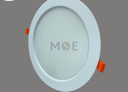 AEG LED Downlight/ Panel Light White Ceiling Flush Mounted Circular CoolWhite 6500K 4200Lm 19cm 42W | 16063 | سبوت ليد مدور هاي باور مخفي ابيض دايلايت