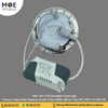 Mec LED Downlight/ Panel Light Chrome Ceiling Flush Mounted Circular White 6500K 320Lm 7.5cm 4W | MEC-SN-WH-4W