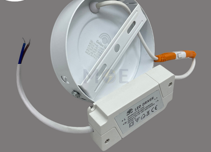 Goldenlight LED Downlight/ Panel Light White Ceiling Surface Mounted Circular Warmwhite 1000Lm 9.6cm 10W | gldnl-CP-R-10W | سبوت ليد مدور ظاهر ابيض ورم وايت