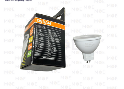 Osram LED Spot Lamp WarmWhite GU5.3 MR16 2700K 7.5W | لمبة سبوت ليد ورم وايت