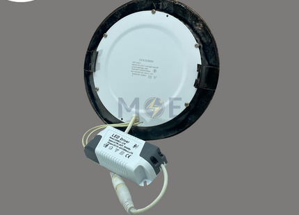 Sighting LED Downlight/ Panel Light RAB Ceiling Flush Mounted Circular Daylight 6500K 15.5cm 12W | Sitng-LX-R-2835/12W | سبوت ليد مدور مخفي برونز احمر دايلايت