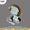 Noorberg LED Downlight/ Panel Light Gold Ceiling Flush Mounted Circular Daylight 6500K 7.5cm 5W | Norbrg-6238-3 | سبوت ليد مدور مخفي ذهبي دايلايت