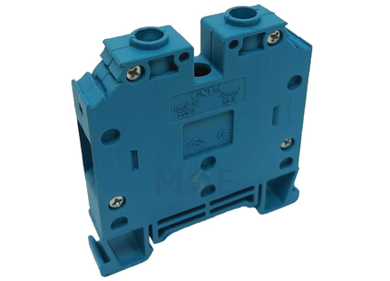 ONKA Rail Terminal Block Blue 10mm | ON-MRK 10-BLU | جنكسيون سكة ازرق