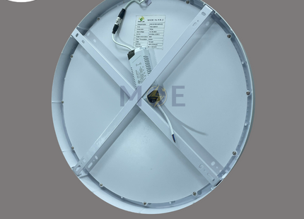 Goldenlight Led Downlight/ Panel Light White Ceiling Surface Mounted Circular Daylight 50W 53x5x53cm | PF50*50 Surface | سبوت ليد مدور ظاهر ابيض دايلايت