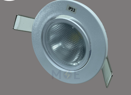 MEGAMAN LED Downlight/ Panel Light White Ceiling Flush Mounted Adjustable Circular Daylight 6500K 250Lm 6cm 4W | F52600RC | سبوت ليد مدور مخفي متحرك ابيض دايلايت