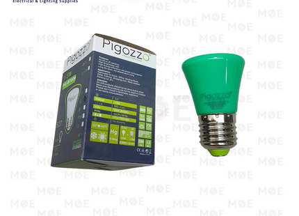 Pigozzo Opal LED Night Lamp Green E27 1.5W | PIG-B17009 | لمبة ليد برم نواصة اخضر