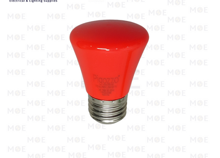 Pigozzo Opal LED Night Lamp Red E27 1.5W | PIG-B17009 | لمبة ليد برم نواصة احمر