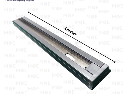 Cuperlight Surface Mounted 2 Wire Track Light Rail Black 1mt | سكة سبوت اسود