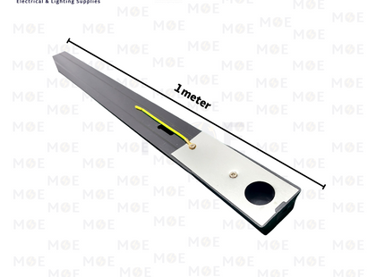 Cuperlight Surface Mounted 2 Wire Track Light Rail Black 1mt | سكة سبوت اسود