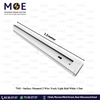 Surface Mounted 2 Wire Track Light Rail White 1.5mt