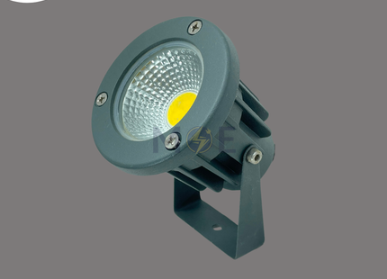 CuperLight LED Gray COB Garden Spike Spotlight Warmwhite IP65 AC85-265V 7W | 3003-7W | سبوت ليد شك بي كي رمادي ورم وايت