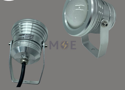 CuperLight Led Gray COB Garden Spike Spotlight Warmwhite IP65 AC170-250V 10W | SV-10W | سبوت شك ليد بي كي كروم رمادي ورم وايت