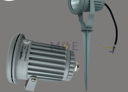 CuperLight LED Gray COB Garden Spike Spotlight Purple IP65 AC170-250V 15W | SV-15W | سبوت ليد شك بي كي رمادي ضو موف