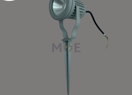CuperLight LED Gray COB Garden Spike Spotlight Blue IP65 AC170-250V 15W | SV-15W | سبوت ليد شك بي كي رمادي ضو ازرق