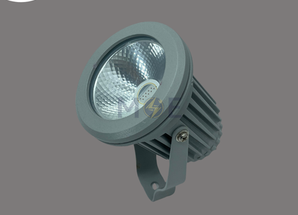 CuperLight LED Gray COB Garden Spike Spotlight Red IP65 AC170-250V 15W | SV-15W | سبوت ليد شك بي كي رمادي ضو احمر