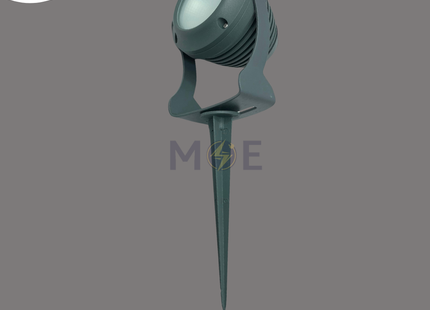 CuperLight LED Gray COB Garden Spike Spotlight Green IP65 AC85-265V 1800Lm 15W | سبوت ليد شك بي كي رمادي ضو اخضر