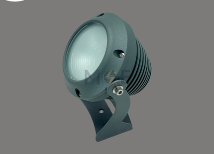 CuperLight LED Gray COB Garden Spike Spotlight Green IP65 AC85-265V 1800Lm 15W | سبوت ليد شك بي كي رمادي ضو اخضر