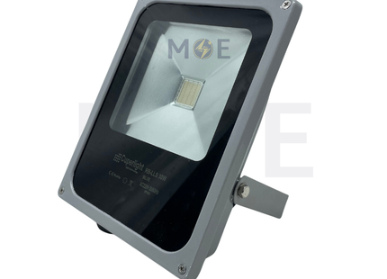 Cuperlight COB LED Floodlight Gray 30W Blue IP65 | RB-LLS-30W | برجكتور ليد انارة مطري رمادي ضو ازرق