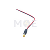 DC Power Pigtail Cable Male Barrel Plug 4×2.5×9.5mm for CCTV Camera 24cm فيش كاميرا دكر مع شريط