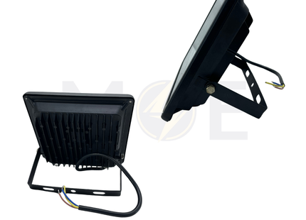 L.B COB LED Floodlight Warmwhite IP66 25W | FL-25D | برجكتور ليد انارة مطري اسود ضو ازرق