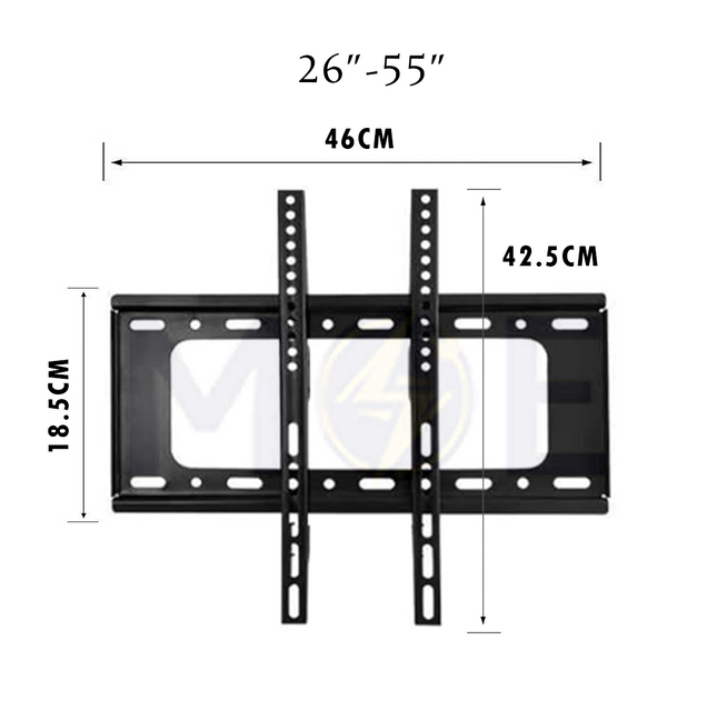 HE TV Stand WALL MOUNT MAX 50Kg FIXED 26-55INCH  131499 - ستاند تلفزيون حائط 