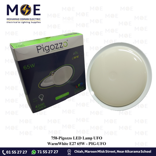 Pigozzo LED Lamp UFO WarmWhite E27 65W | PIG-UFO