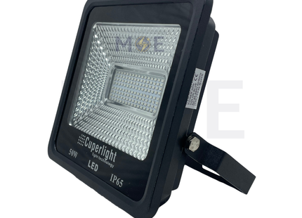 Cuperlight SMD LED Floodlight 50W Blue 5000Lm IP65 | 17F06 | برجكتور ليد انارة مطري اسود ضو ازرق