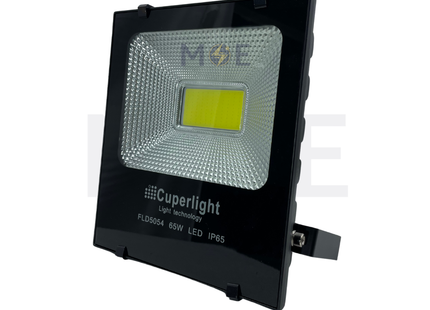 Cuperlight COB LED Floodlight 65W Daylight 6000K 6500Lm IP65 | FLD5054-65W | برجكتور ليد انارة مطري اسود دايلايت