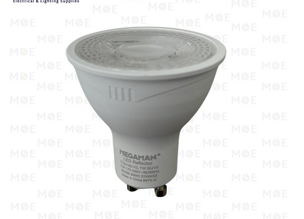 MEGAMAN LED COB Spot Lamp WarmWhite GU10 MR16 3000K 7W | YTGU10Z1 | لمبة سبوت ليد كعب ستارتر ورم وايت