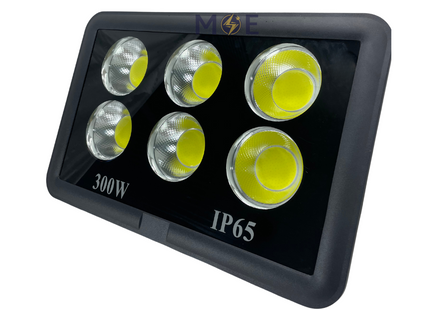 Greenlite COB LED Floodlight 300W Daylight 6000K IP65 | COB-300W | برجكتور ليد انارة مطري اسود دايلايت